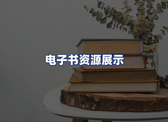 电子书资源展示